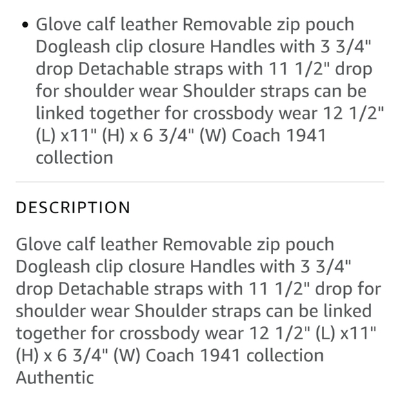 Coach Tea Rose Rogue Tote - Picture 5 of 5